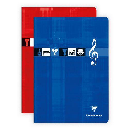 Illustration de : Cahier Musique & Chant piqué A4 96p - Clairefontaine