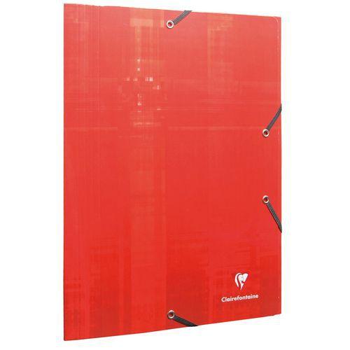 Illustration de : Chemise à élastiques 24x32 cm - Clairefontaine