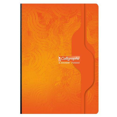 Illustration de : Cahier brochure 7000 21x29,7cm 5/5 (petits carreaux) - Calligraphe