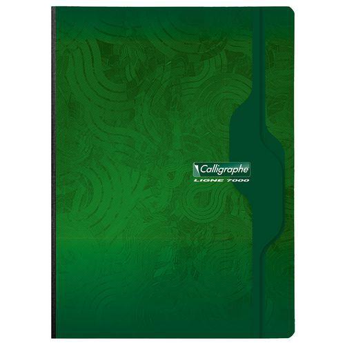 Illustration de : Cahier brochure 7000 24x32cm Seyès - Calligraphe