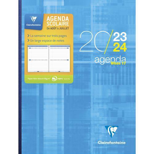 Illustration de : Agenda millésimé When 17 brochure 17x22 cm - Clairefontaine