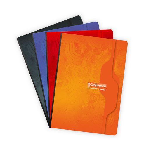 Illustration de : Cahier brochure 7000 21x29,7cm Seyès - Calligraphe