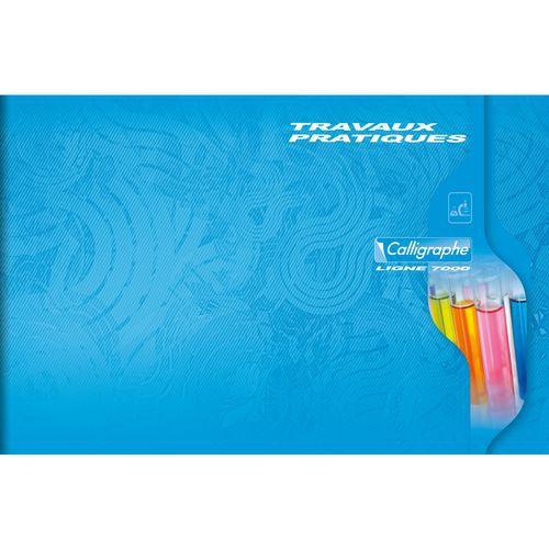 Illustration de : Cahier travaux pratiques piqué 7000 24x16 cm uni - Calligraphe