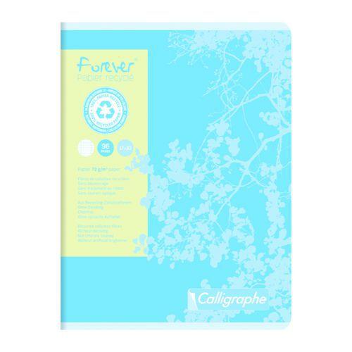 Illustration de : Cahier piqué forever 17x22cm 96p - Calligraphe