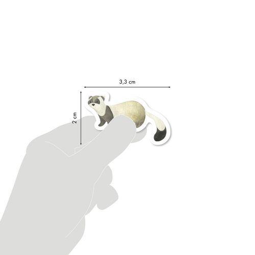 Illustration de : Etui 62 gommettes mimi'stick animaux en voie de disparition - Maildor