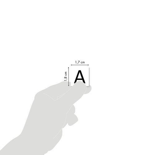 Illustration de : Etui 1600 gommettes éducatives alphabet - Maildor