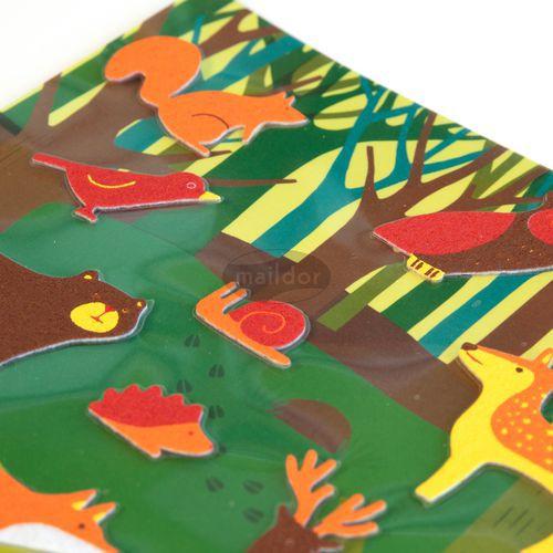 Illustration de : Sachet 30 gommettes sweety forêt - Maildor