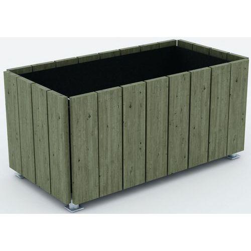 Illustration de : Jardinière Fouesnant rectangulaire Mobextan
