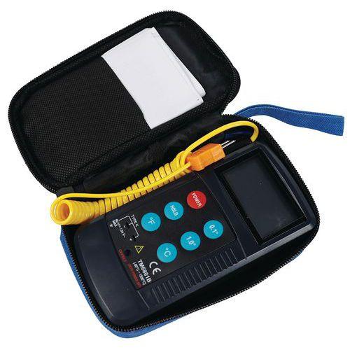 Illustration de : Sacoche pour thermomètre digital double mesure - Manutan Expert