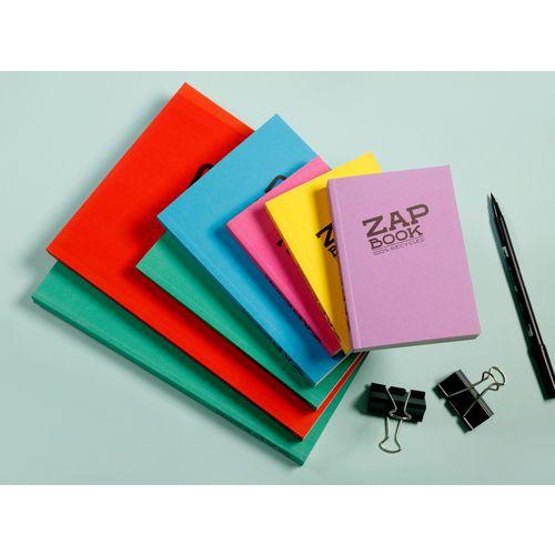 Illustration de : Carnet Zap Book 80g encollé assortiment 2 - Clairefontaine