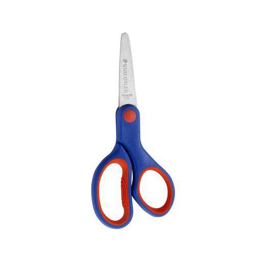 Illustration de : Ciseaux à lame 14 cm bouts arrondis noris 965 - Staedtler