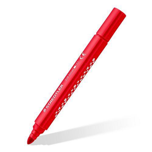 Illustration de : Pochette 12 feutres noris 328 broad - Staedtler