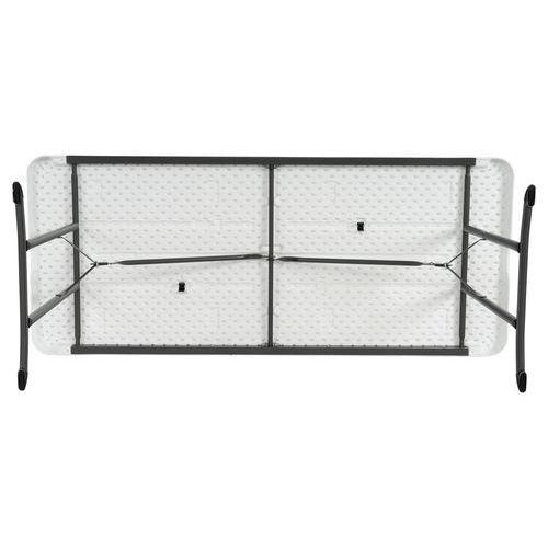 Illustration de : Table pliante LIFETIME pied encastrable
