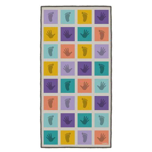 Illustration de : Tapis pieds et mains