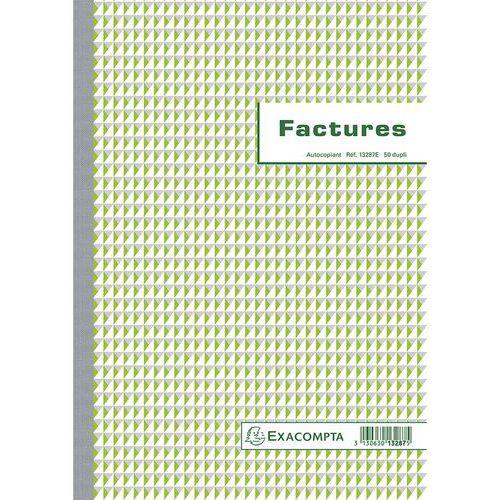 Illustration de : Manifold Factures 50 feuillets dupli autocopiants