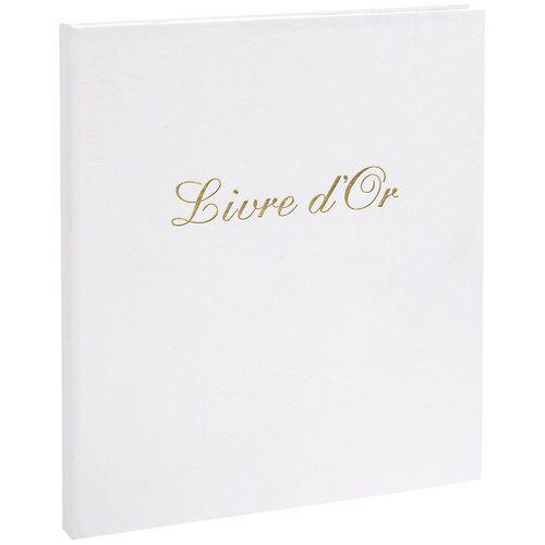 Illustration de : Livre d'or Balacron avec titre 140 pages blanches vertical