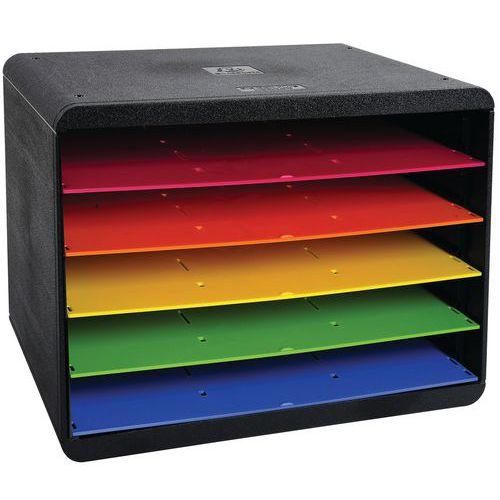 Illustration de : Trieur 5 compartiments arlequin HORIZON