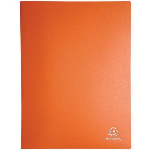 Illustration de : Protège-documents en polypropylène opaque pochettes cristal - A4