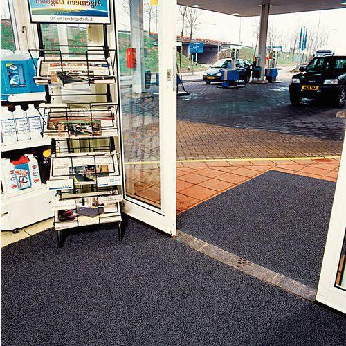 Illustration de : Tapis bouclé PVC usage intensif - En rouleau