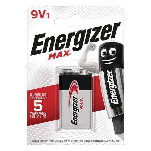 Illustration de : Pile Max 9V - Energizer
