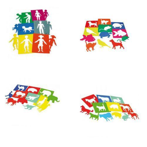 Illustration de : Valisette 6 pochoirs