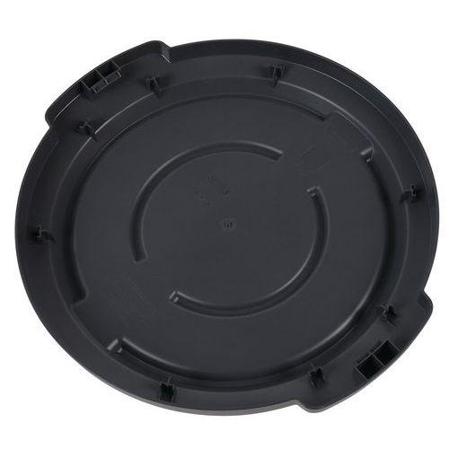 Illustration de : Couvercle clipsable pour conteneur alimentaire 85 L - Manutan Expert