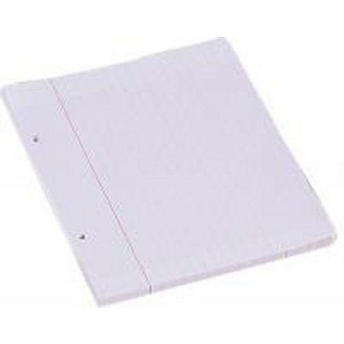 Illustration de : Etui 100 feuillets recharges classeurs 17x22cm Seyès blanc - Pichon