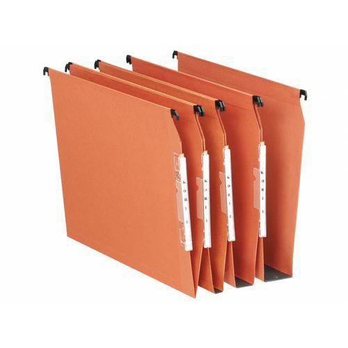 Illustration de : Dossier suspendu armoire et rayonnages fond en V - Esselte