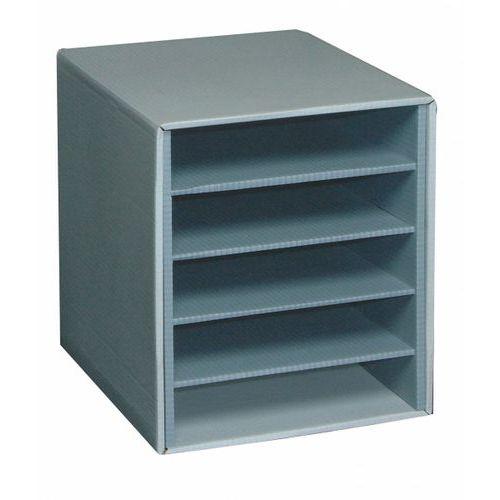 Illustration de : Élément 1 case en 5 compartiments L 30,5cm x P 36cm x H 35,5 cm - Fast