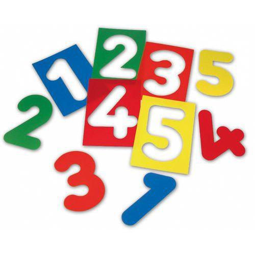 Illustration de : Valisette de 10 pochoirs les chiffres de 0 à 9