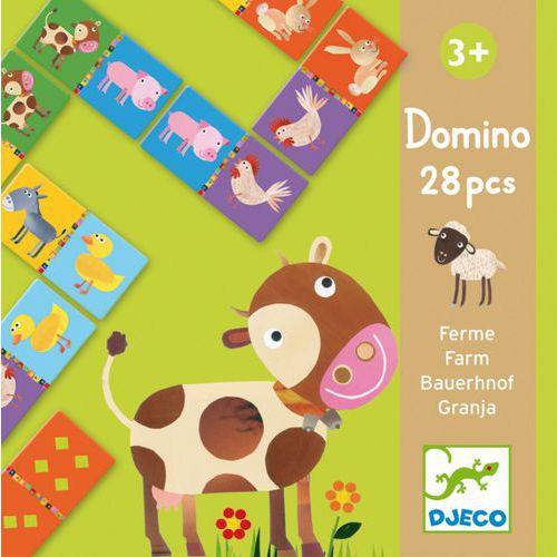 Illustration de : Domino la ferme - Djeco