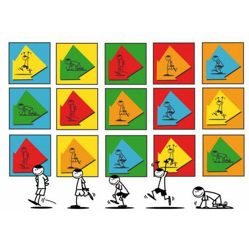 Illustration de : Dalles de motricité