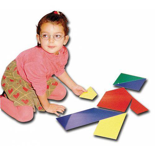 Illustration de : Tangram géant en plastique