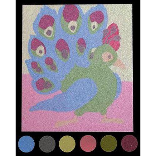 Illustration de : Lot 6 sacs de 500g sable naturel couleurs pastel,6 salières offertes