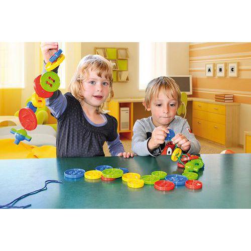 Illustration de : Coffret gros boutons à lacer - Eduplay