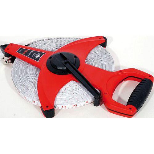 Illustration de : Mètre ruban 100m avec poignée