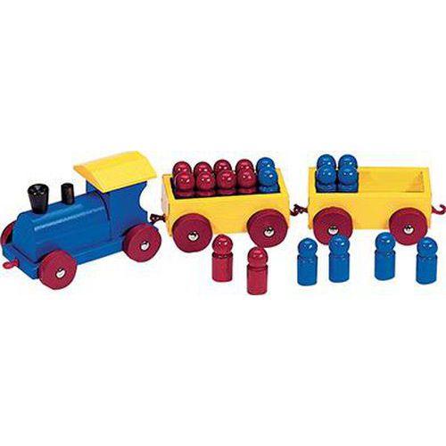 Illustration de : Le train à compter