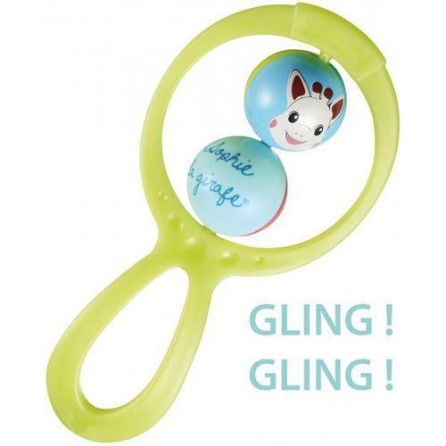 Illustration de : Hochet 2 boules - Sophie la girafe