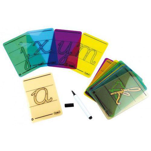 Illustration de : Lettres minuscules à tracer