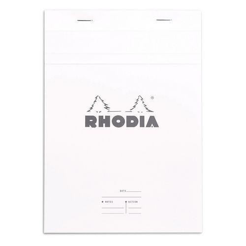 Illustration de : Bloc réunion blanc agrafé - Rhodia