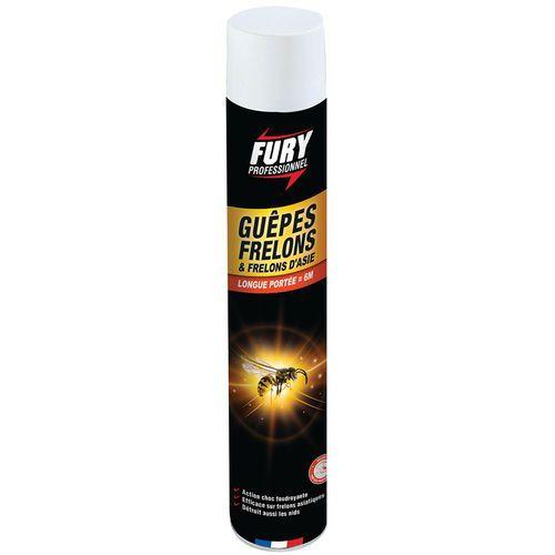 Illustration de : Fury frelons & guêpes 500ml - Lot de 6 aérosols