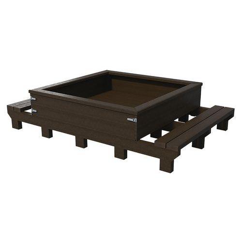 Illustration de : Table de plantation plastique recyclé Espace Urbain