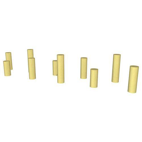 Illustration de : Pas de geant jambes de scellement