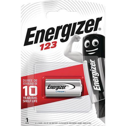 Illustration de : Pile Lithium appareil électroniques - 123 - Energizer