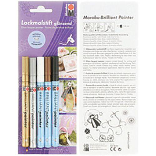 Illustration de : Feutre de peinture Brilliant Painter