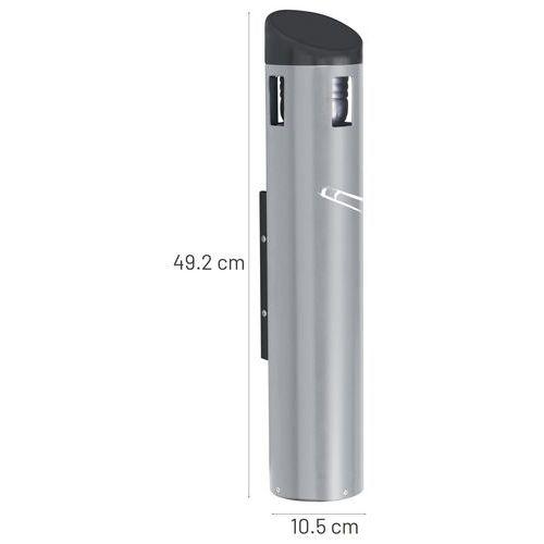 Illustration de : Cendrier mural - 1 L - Manutan Expert