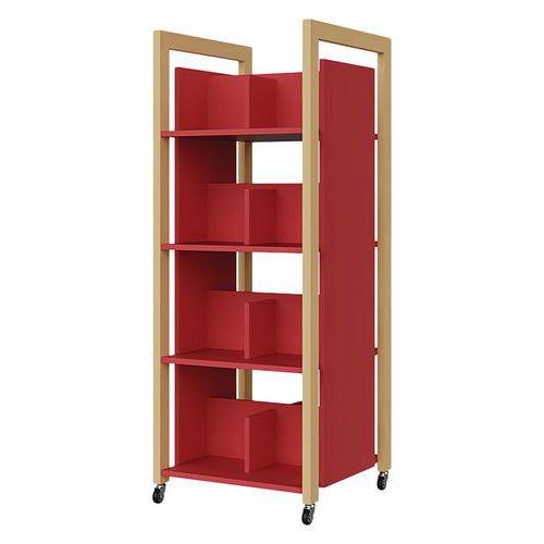 Illustration de : Tour à livres Ellipse enfant structure bois - Manutan Expert