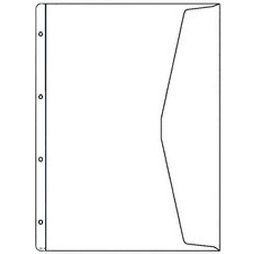 Illustration de : Pochettes perforées pour documents, A4