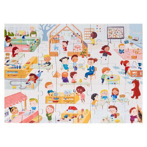 Illustration de : Puzzle de sol géant groupe - Rolf