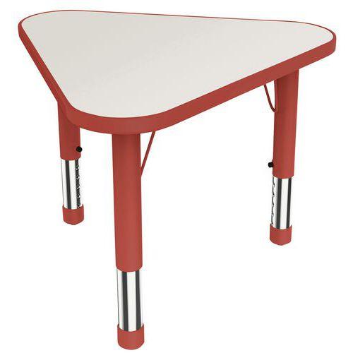Illustration de : Table Clémence plateau triangulaire - Manutan Expert
